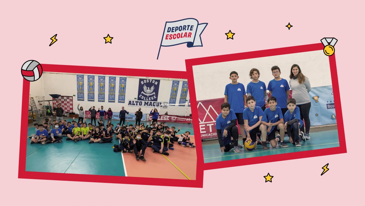 ¡Nuestro colegio sacó el tercer lugar en Vóleibol Mini Varones de las Olimpiadas BostonEduca 2022!