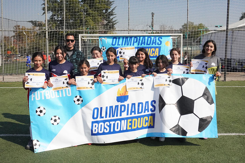 Nuestras alumnas compitieron de gran forma en el Futbolito Mini de las Olimpiadas BostonEduca