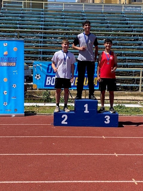 Martín Cibié Tercer lugar salto largo, categoría superior varones