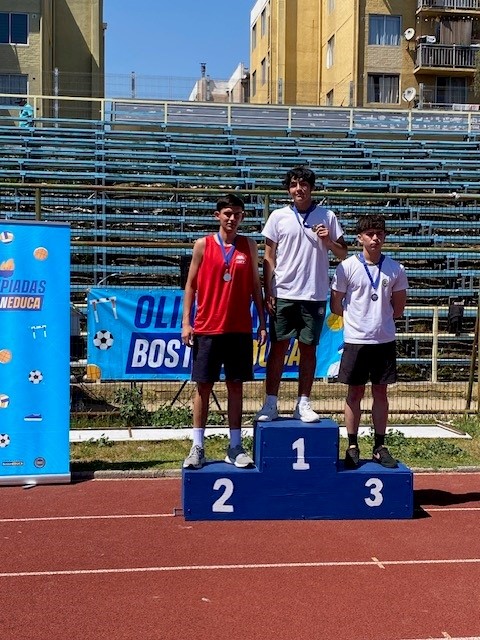 Ramiro Reyes I° medio, Segundo lugar 1200 metros planos, categoría intermedia varones