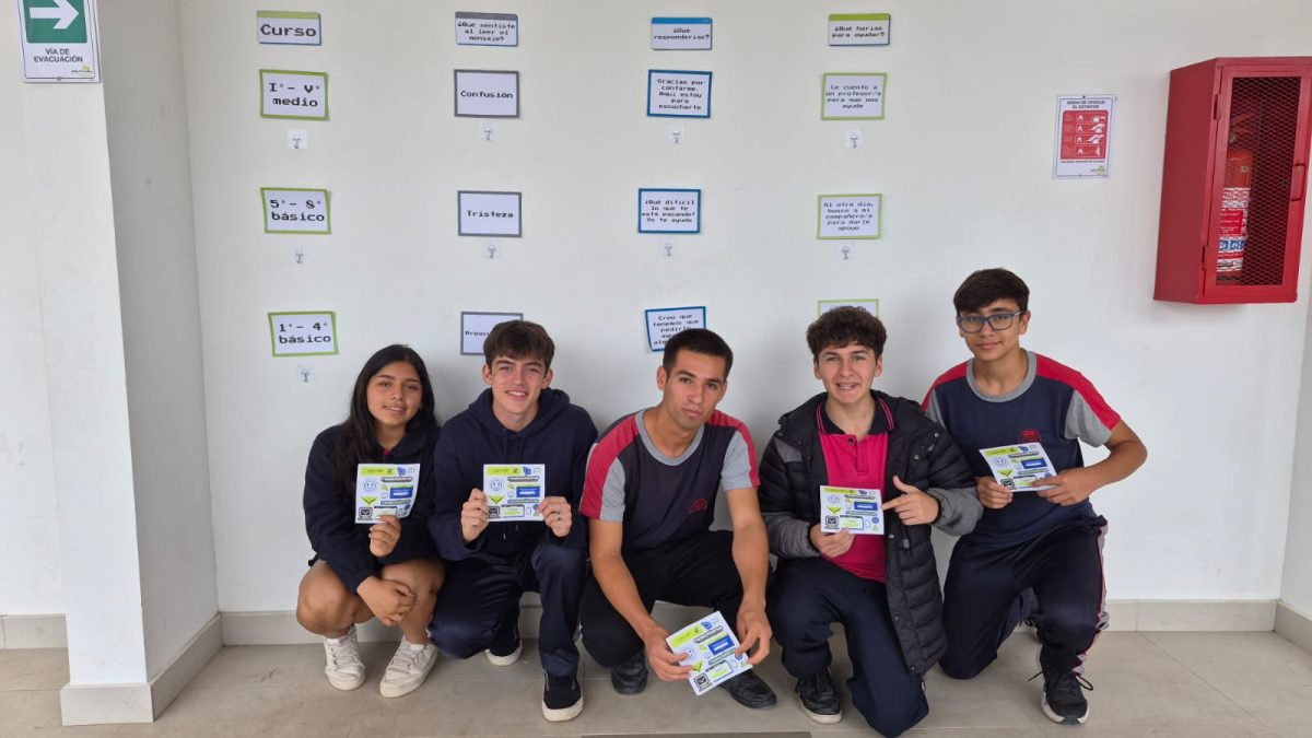 Campaña ¡Reacciona! se hace presente en el Colegio San Francisco de Paine
