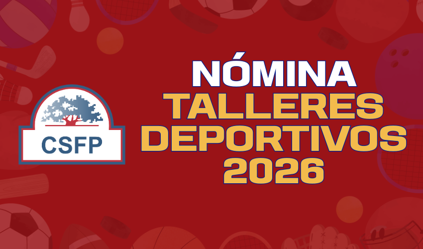 Nómina de Inscritos/as Talleres Deportivos 2026