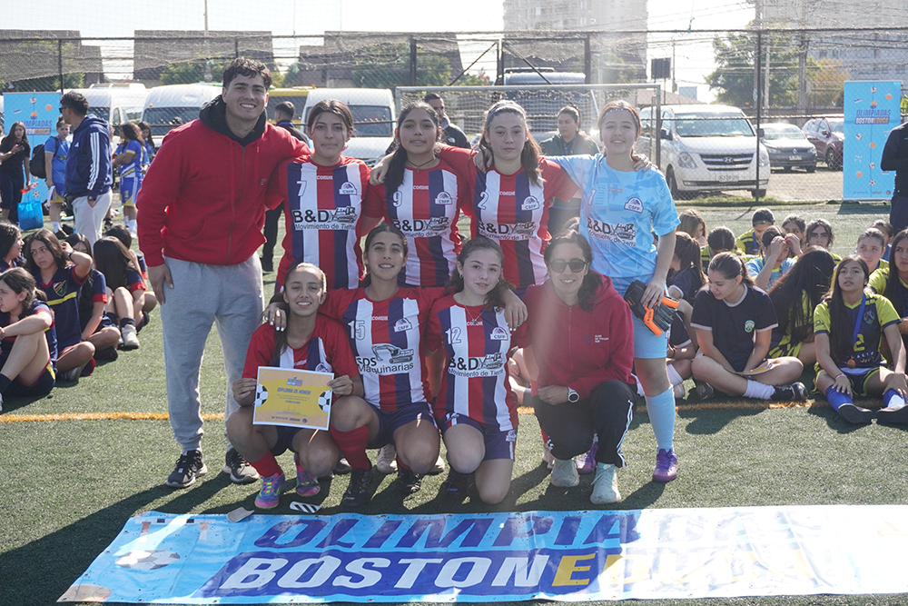 Exitosa fecha de Futbolito Intermedia Damas en las Olimpiadas BostonEduca 2026