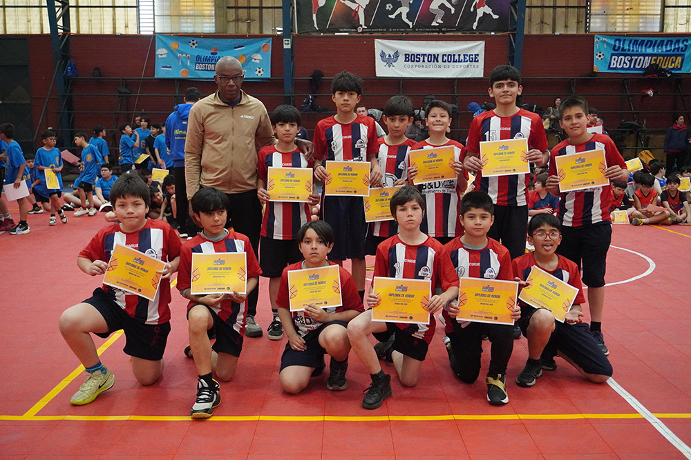 Competimos en el Básquetbol Mini Varones de las Olimpiadas BostonEduca